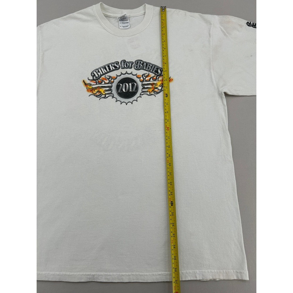 Gildan Mens Bikers for Babies 2012 Kansas City Long Sleeve Graphic T-Shirt XL - Picture 8 of 16